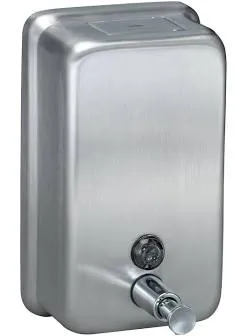 Stainless Steel Premium Vertical Soap Dispenser 1,200ml - Each