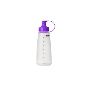 CHEF INOX SOFT SQUEEZE BOTTLE w/PURPLE CAP 400ml (*06834*) = PACK OF 10 X EACHES