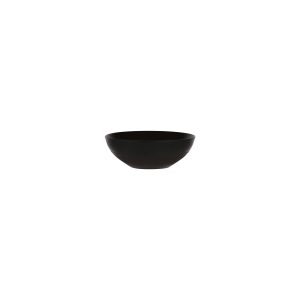 RIMMED CEREAL BOWL 165mm AURA MATT BLACK (923116) (*97443*) = PACK OF 6 X EACHES