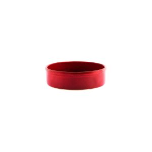 TABLEKRAFT ARTISTICA ROUND TAPAS DISH 160x45mm REACTIVE RED (*98216*) = PACK OF 4 X EACHES