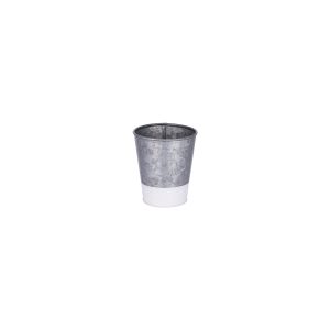 CHEF INOX CONEY IS GALVANISED POT 95x105mm DIPPED WHI (*78603*) = 1 X EACH