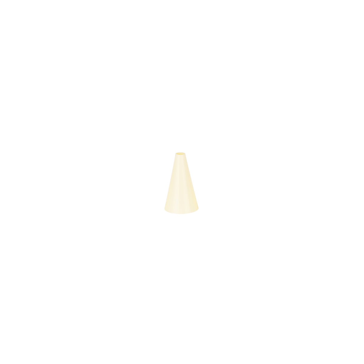 CHEF INOX THERMO DECORATING TUBE PLAIN PLASTIC 7mm WHITE (*00747-P*) = 1 X EACH
