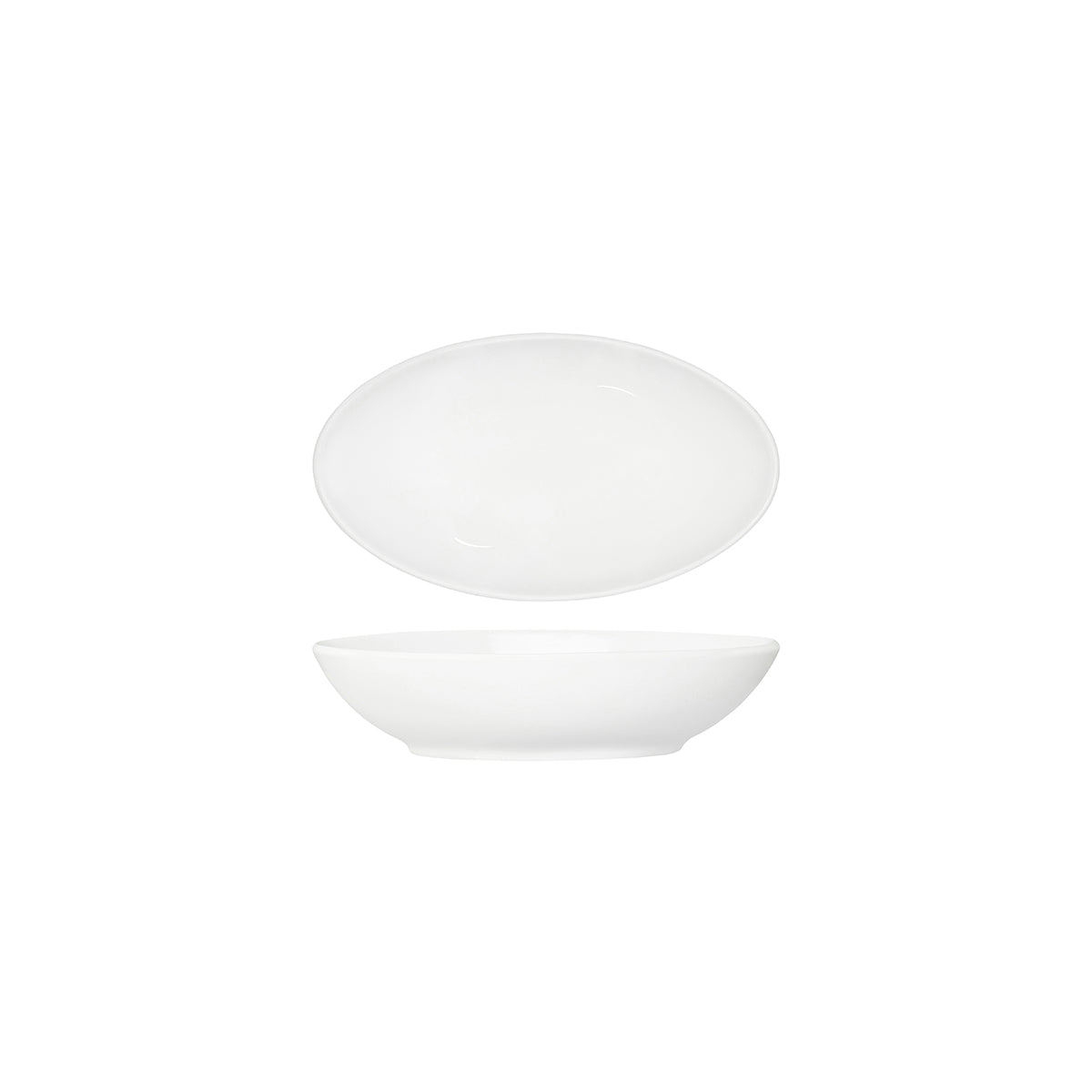 TABLEKRAFT CORE WHITE OVAL SALAD SERVING BOWL 230x135x55mm (*92074*) = PACK OF 3 X EACHES