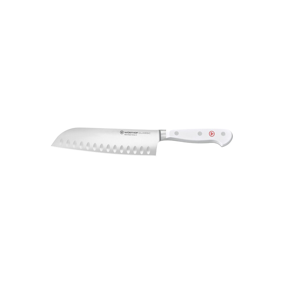 WUSTHOF CLASSIC WHITE SANTOKU KNIFE 170mm (1040231314W) (*28178*) = 1 X EACH