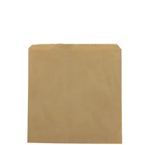 2 Square Brown Paper Bag 205mm(L) x 207mm(W) - Pack of 1,000