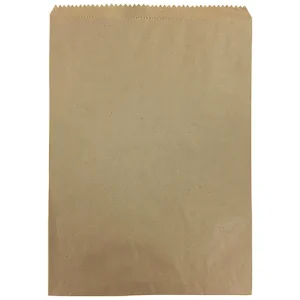 6 Long Brown Paper Bag 355mm(L) x 240mm(W) - Pack of 500