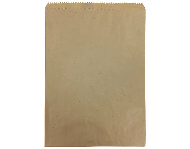 6 Long Brown Paper Bag 355mm(L) x 240mm(W) - Pack of 500