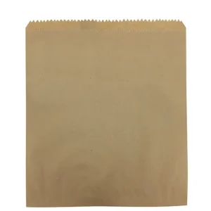Premium 50gsm 4 Square Brown Paper Bag 285mm(L) x 275mm(W) - Pack of 500