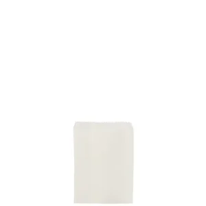 1/4 Long White Paper Bags 120mm(L) x 100mm(W) - Box of 1,000