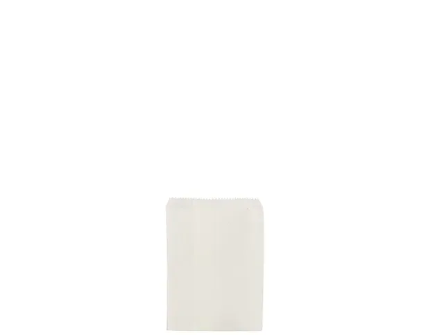 1/4 Long White Paper Bags 120mm(L) x 100mm(W) - Box of 1,000