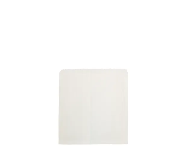 1 Square White Paper Bags 180mm(L) x 180mm(W) - Pack of 1,000