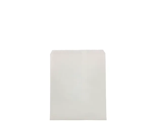 3 Long White Paper Bags 285mm(L) x 203mm(W) - Pack of 500