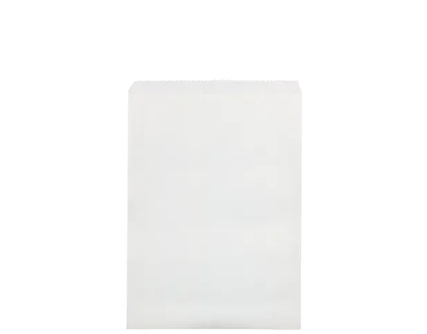 6 Long White Paper Bags 360mm(L) x 240mm(W) - Pack of 500