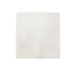 2 Square White Paper Greaseproof Lined Bags 215mm(L) x 200mm(W) - Pack of 500