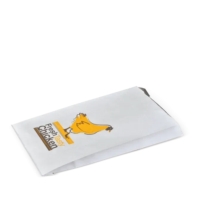 Extra Large Printed Chicken Foil Lined Bags 290mm(L) x 165mm(W) + 65mm(G) - Pack of 250