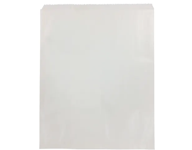 Medium White Milly Paper Bags 500mm(L) x 350mm(W) + 71mm(G) - Pack of 250