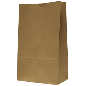 Checkout Bags Number #16 SOS Brown Paper Bags 390mm(L) x 240mm(W) x 120mm(G) - Box of 250