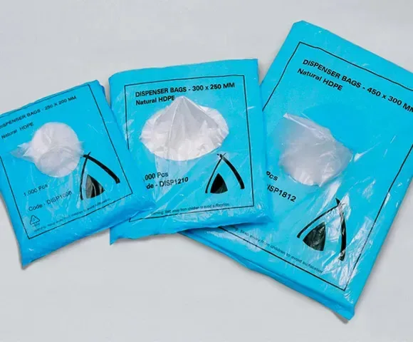 High Density Clear Plastic Freezer Bags 200mm x 250mm - PACK=1,000 / BOX=20,000
