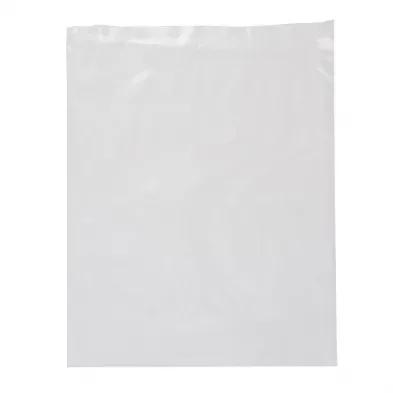 Heavy Duty Clear Plastic LDPE Bag 50 Micron 10" x 8" / 255mm x 205mm - PACK=100 / BOX=1,000