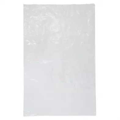 Heavy Duty Clear Plastic LDPE Bag 100 Micron 24" x 15" / 600mm x 380mm - Box of 400
