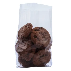 Clear Polypropylene Bags 4" x 8" 100mm x 200mm + 50mm (G) (P4208) - PACK=250 / BOX=10,000