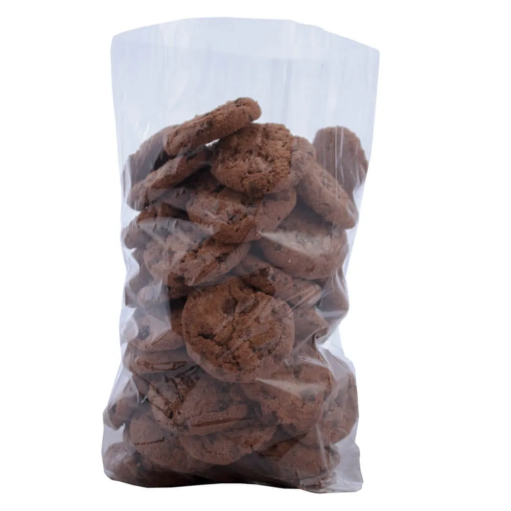Clear Polypropylene Bags 15" x 6" / 150mm x 370mm + 70mm(G) (P6315s)- PACK=250 / BOX=2,000