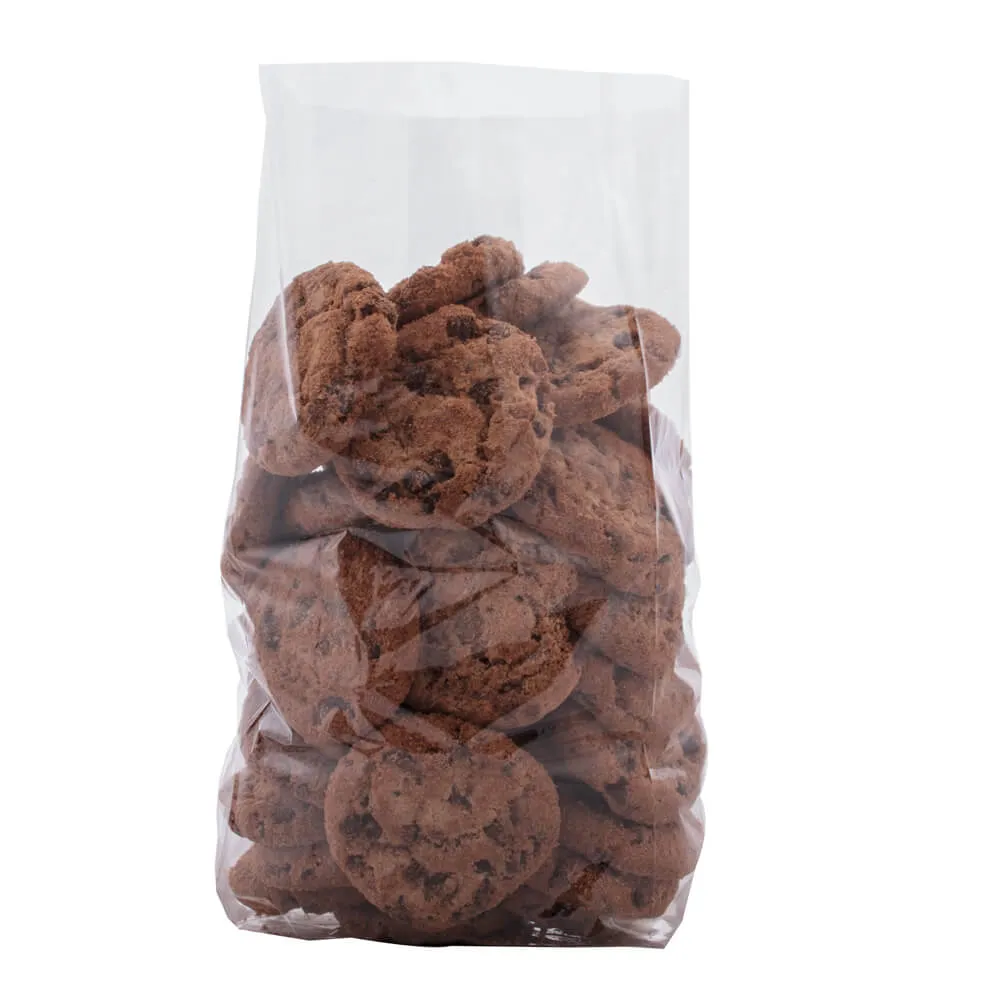 Clear Polypropylene Bags 5" x 12" / 120mm x 310mm + 50mm(G) (5212) - PACK=250 / BOX=4,000