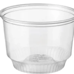 Castaway Plastic Clear Sundae Cup 8oz / 240ml - Box of 1,000