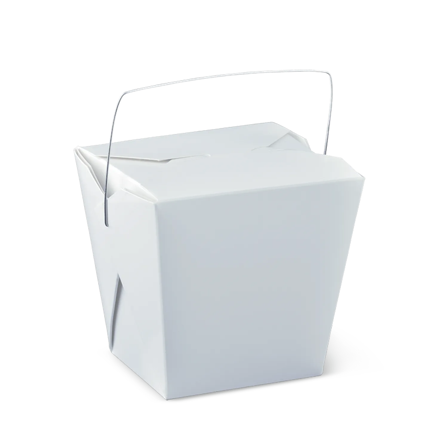 Detpak White Cardboard Noodle Box with Handle 26oz / 775ml - SLEEVE=50 / BOX=450