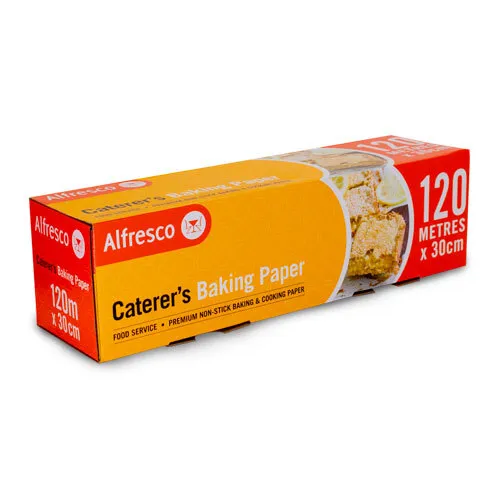 Confoil Premium Baking Paper Rolls Small 30cm(W) x 120m(L) In Dispenser Box - Box of 6 (Special Order)