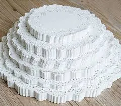 White Round Paper Doyle 190mm Diameter - PACKET=250 / BOX=2,000