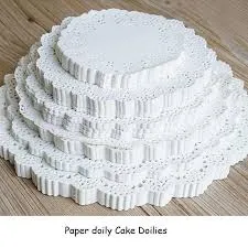 White Round Paper Doyle 240mm Diameter - PACK=250 / BOX=2,000