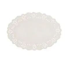 White Oval Paper Doyle 270mm x 350mm  - PACK=250 /. BOX=1,000