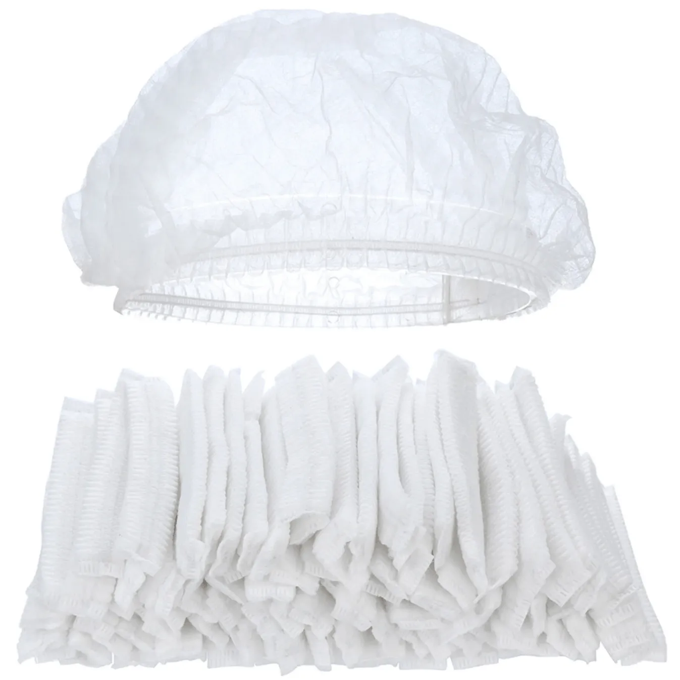 Bouffant Disposable Hair Nets White 21"- Box of 1,000