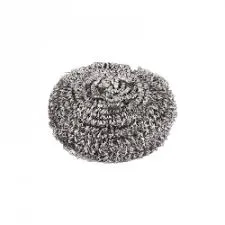 Stainless Steel Scourer Pads 70g Individually Wrapped - Packet of 12