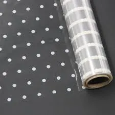 Florist Spotted Design Cello Roll 30" / 750mm x 200m 30uM - Roll