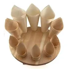 Wooden Cone 6cm x 17cm - PACK=50 / BOX=250