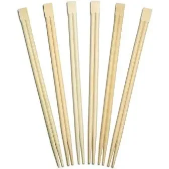Wooden Chopsticks 210mm in Paper Sleeve (2 per sleeve) - PACK=100 / BOX=2,500