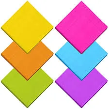 2 Ply Alpen Coloured Dinner Napkin (Assorted Colours) - Pack 50