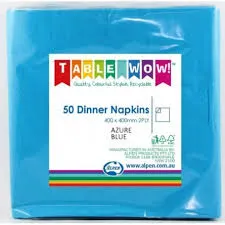 2 Ply Alpen Coloured Lunch Napkin (Assorted Colours) - Pack 50