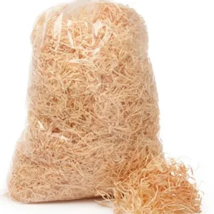 Aspen Round Woodwool Bale High Producing Fibre - BALE=17kg / PACK=1kg