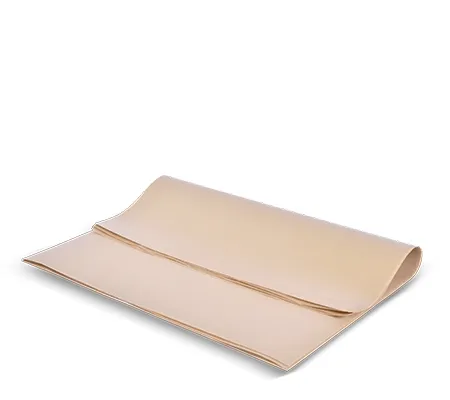 Brown / Natural Unbleached Lunchwrap Greaseproof Paper 3 Cut 220mm(W) x 440mm(L) - Packet of 1,200