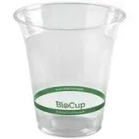 BioPak PLA Compostable Clear Cup 360ml - Box of 1,000