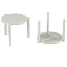White Plastic Pizza Tables - Box of 1,000