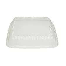 Plastic Clear Platter Lids Square 400mm - Each