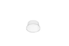 Genfac 80mm Round Dome Container Lids - Box of 1,000