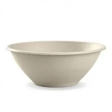 BioPak Bio Cane Natural Bowl 40oz /1,180ml Capacity 196mm Diameter x 75mm(H) - SLEEVE=50 / BOX=400