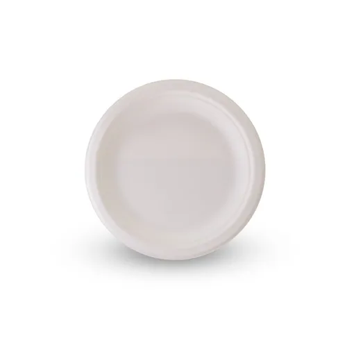 Future Friendly 6" Round Sugarcane Plate - PACKET=50 / BOX=1,000