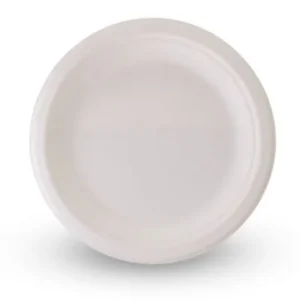 Future Friendly 6" Round Sugarcane Plate - PACKET=50 / BOX=1,000