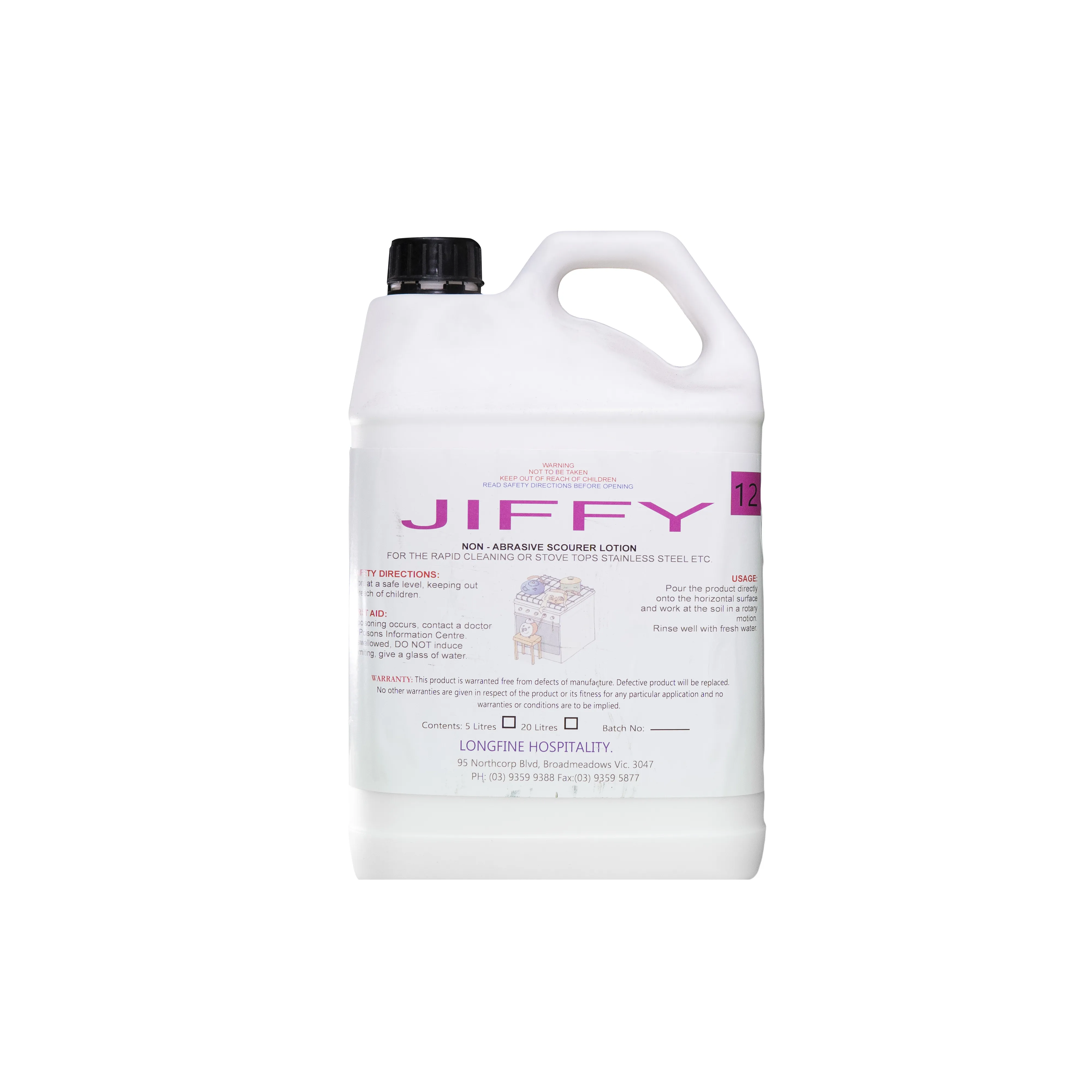 Jasol EC25 Jiffy / White Cream Cleaner - 5L